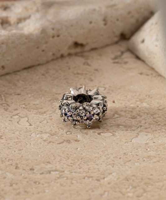 Sudraba piekariņš ar cirkonijiem