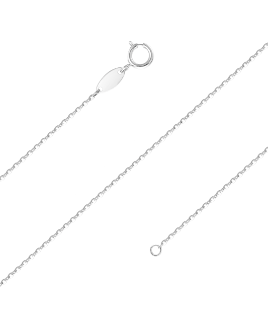 Цепочка из белого золота "Anchor" 1.2мм