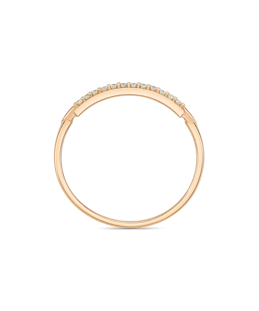 Золотое кольцо с цирконами