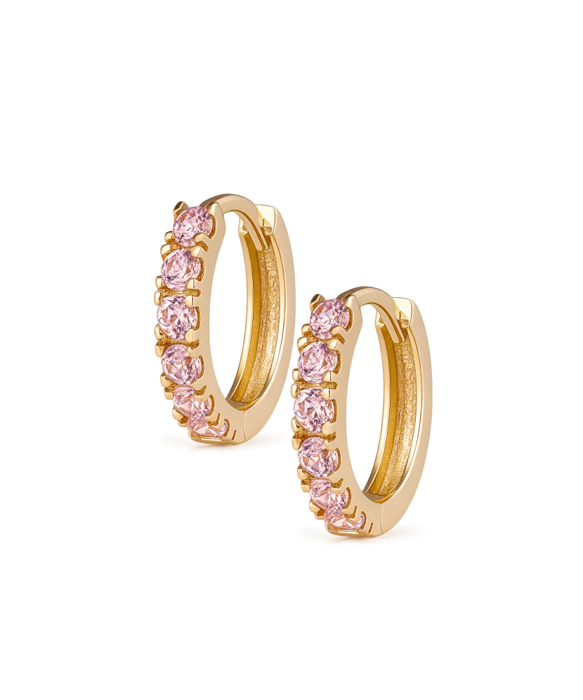 Zelta auskari ar cirkonijiem