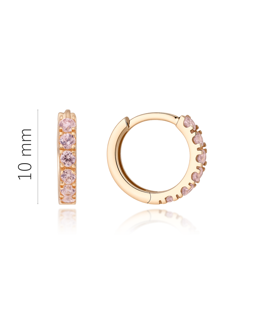 Zelta auskari ar cirkonijiem