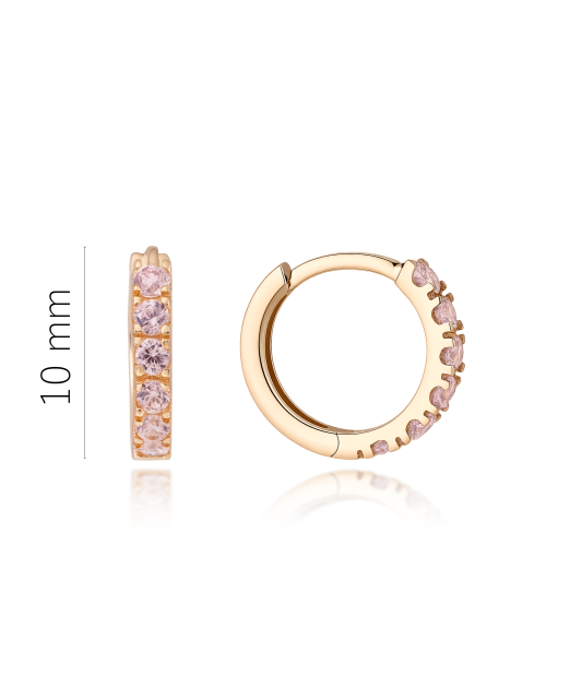 Zelta auskari ar cirkonijiem