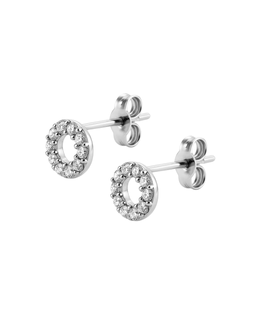 Zelta auskari ar cirkonijiem