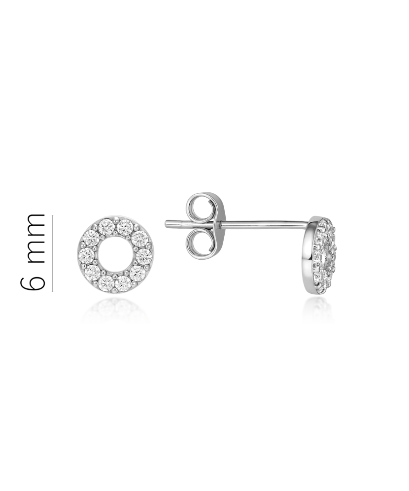 Zelta auskari ar cirkonijiem