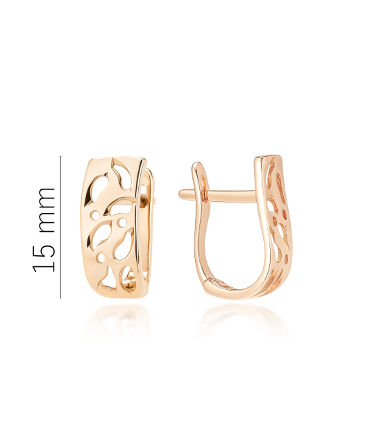 Золотые серьги