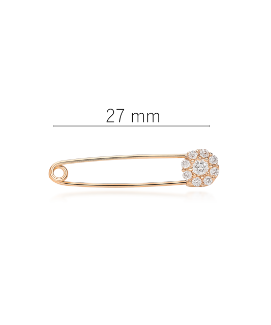 Zelta sakta ar cirkonijiem