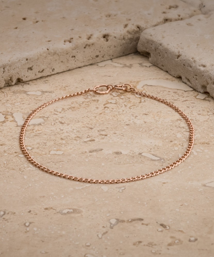 Zelta rokassprādze "Curb" 1.6mm