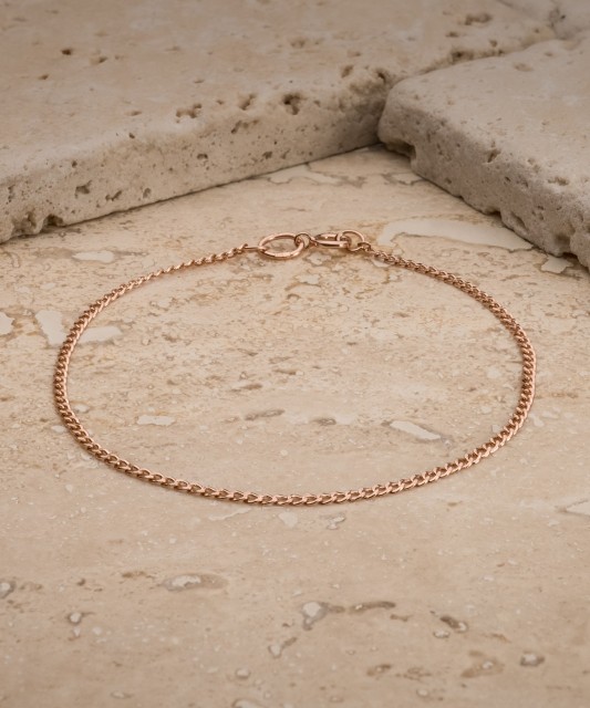 Zelta rokassprādze "Curb" 1.6mm