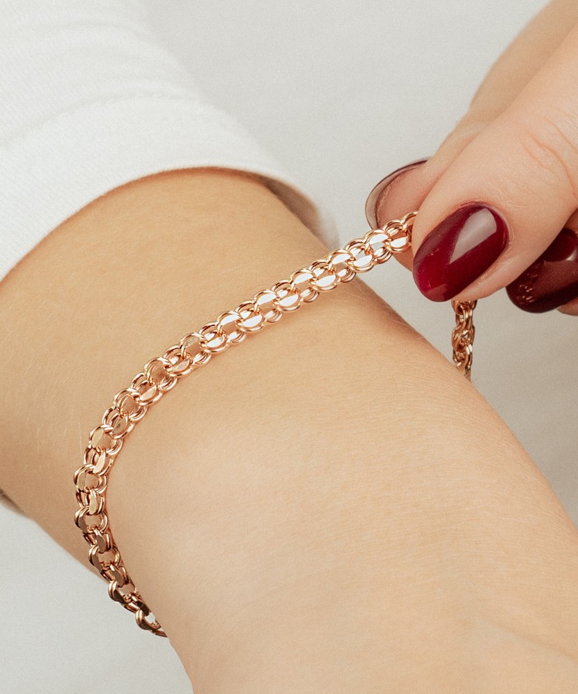 Zelta rokassprādze "Bismark" 4.8mm