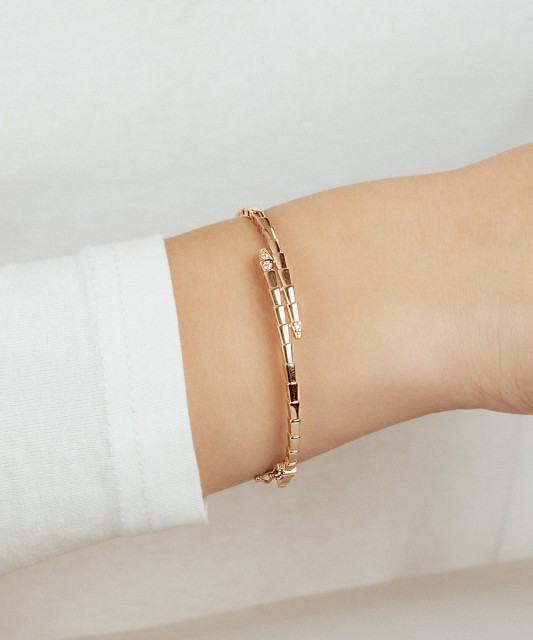 Zelta rokassprādze ar cirkonijiem