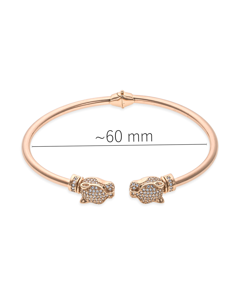 Золотой браслет с цирконами