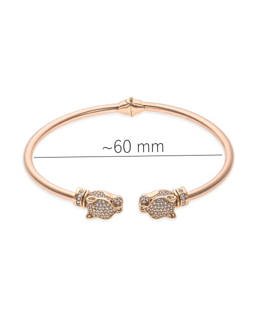 Zelta rokassprādze ar cirkonijiem