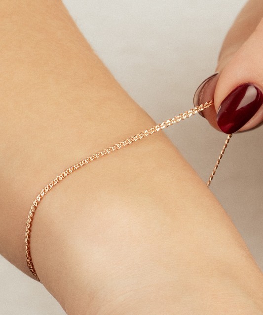 Zelta rokassprādze "Mona Liza" 1.7mm