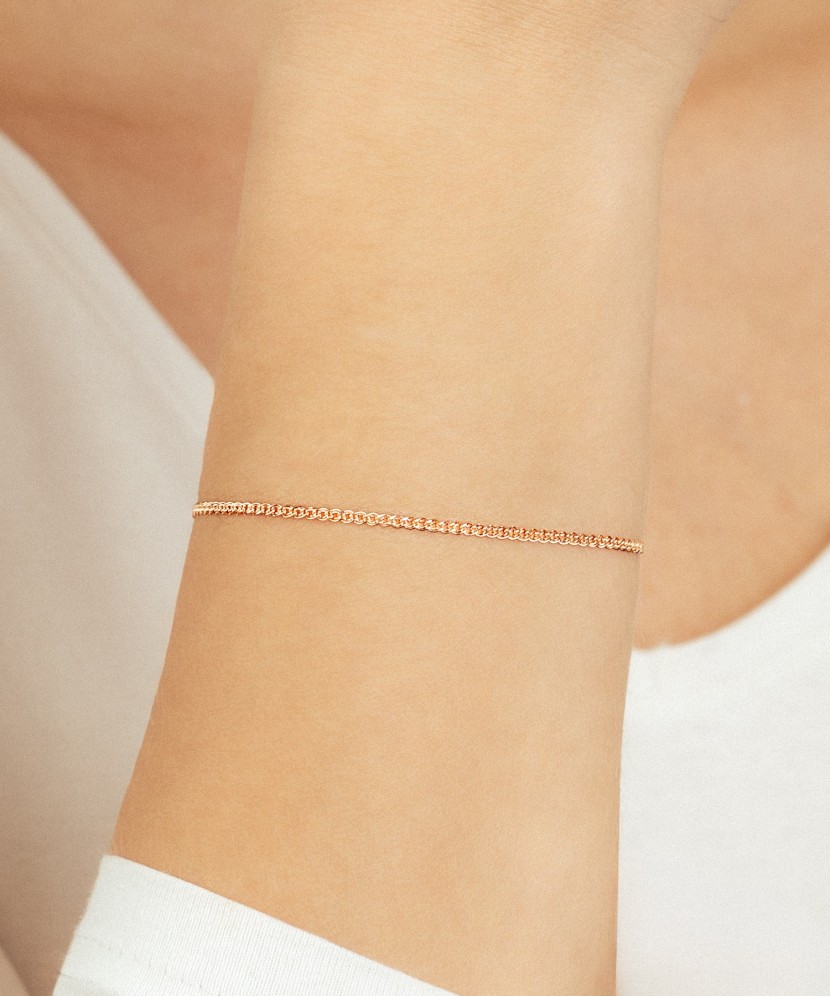 Золотой браслет "Mona Liza" 1.7мм