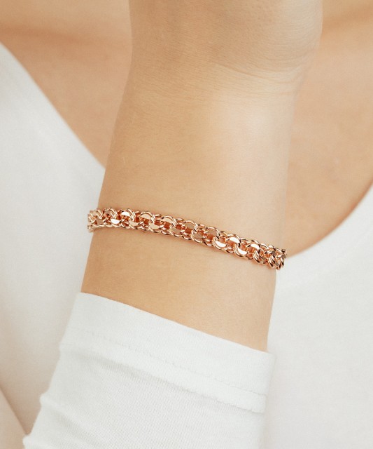 Zelta rokassprādze "Bismark" 6.6mm