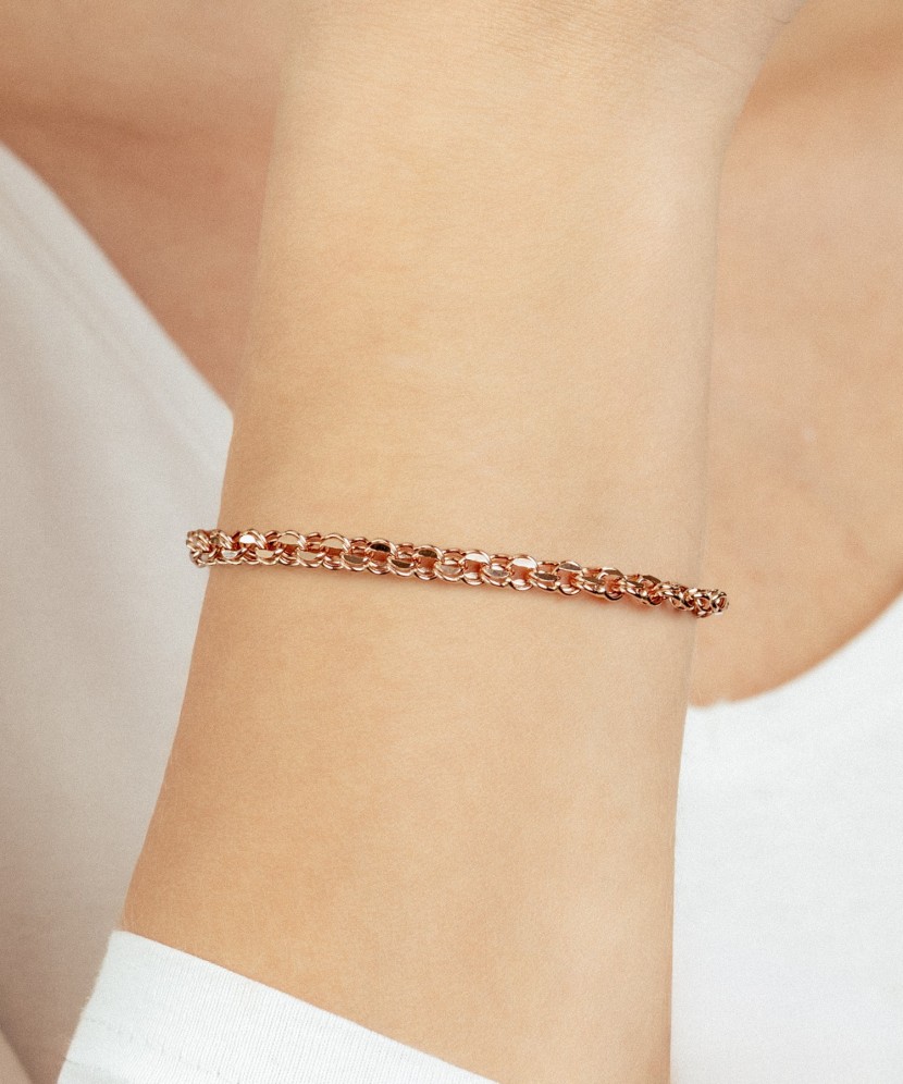 Zelta rokassprādze "Bismark" 5,3mm