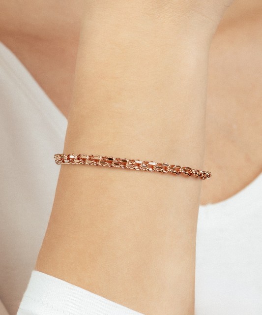 Zelta rokassprādze "Bismark" 5,3mm