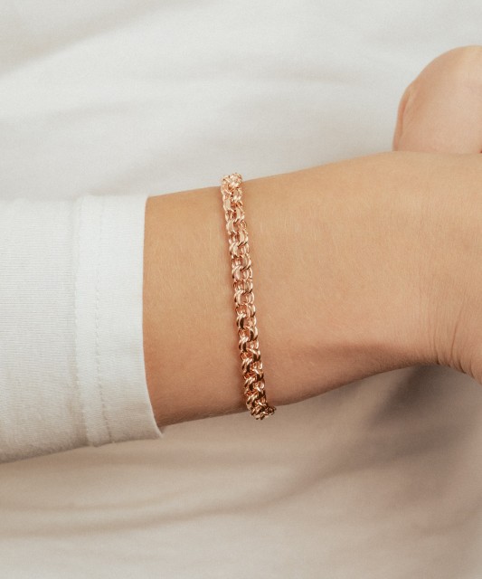 Zelta rokassprādze "Bismark" 6mm