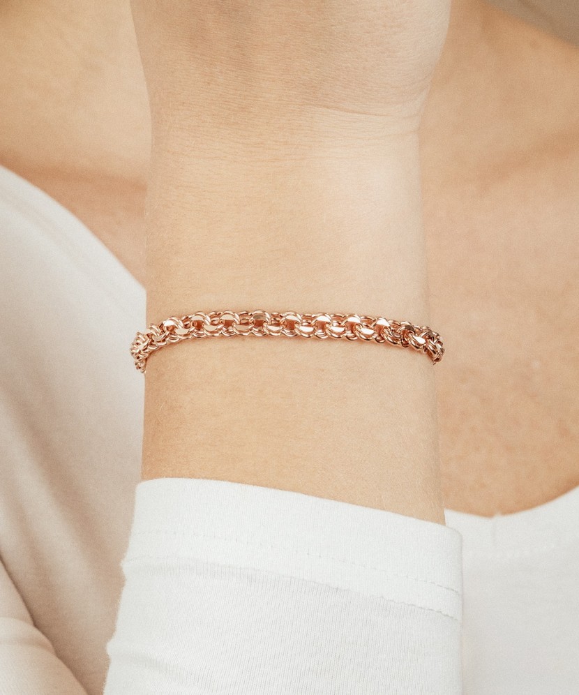 Zelta rokassprādze "Bismark" 6mm