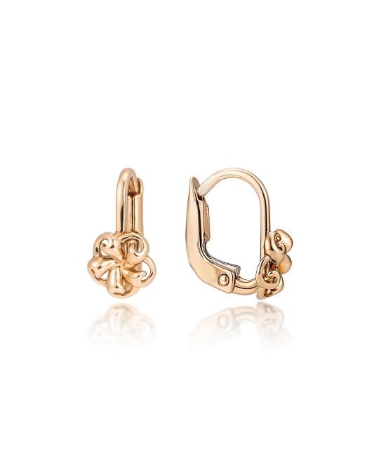 Золотые серьги "Цветочек"