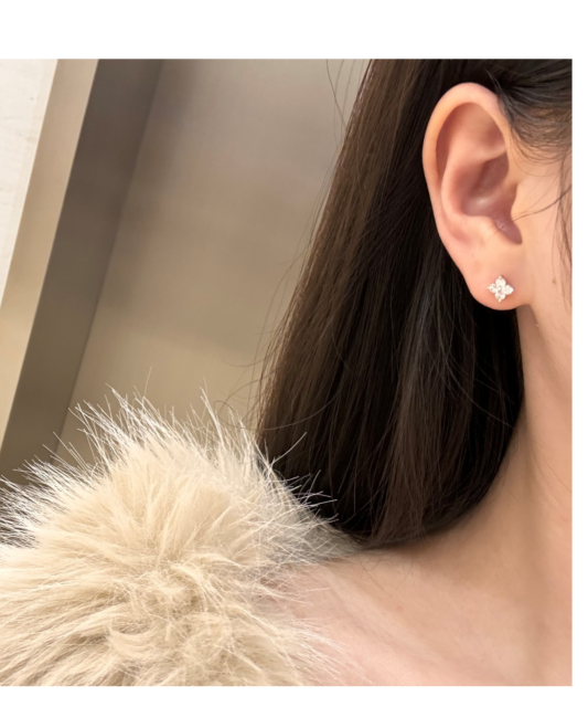 Sudraba auskari ar cirkonijiem