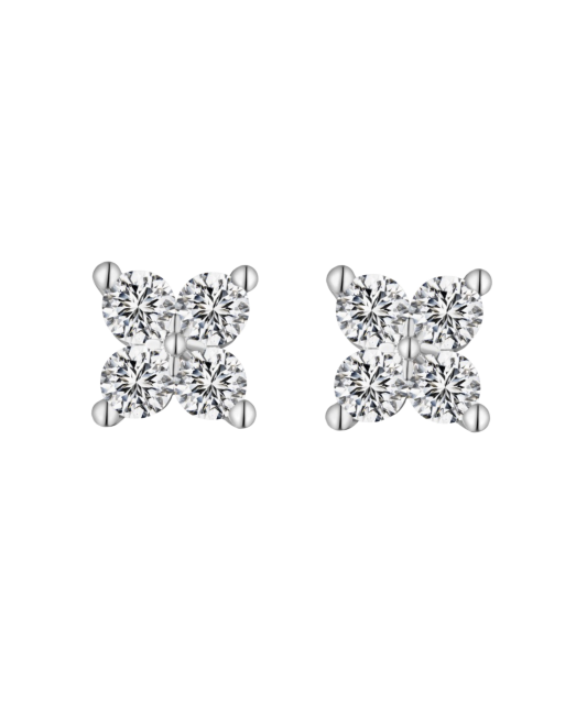 Sudraba auskari ar cirkonijiem