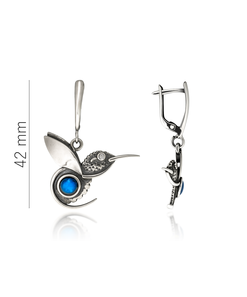 Sudraba auskari ar perlamutru