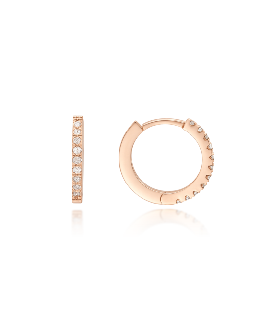 Zelta auskari ar briljantiem