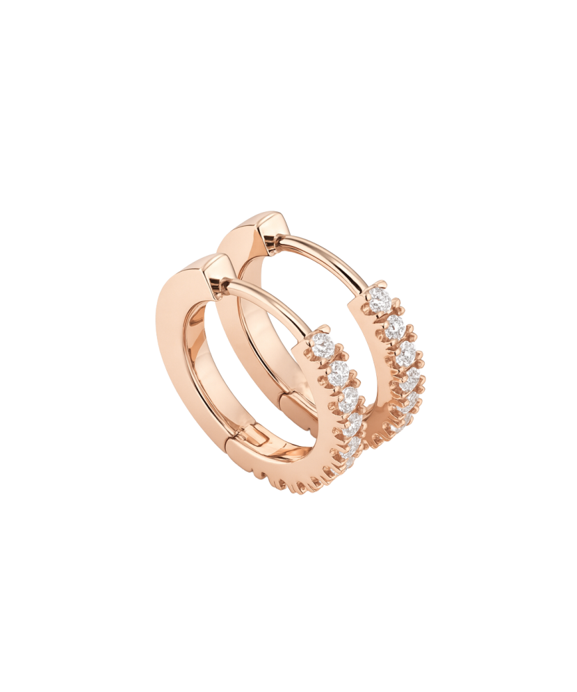 Zelta auskari ar briljantiem