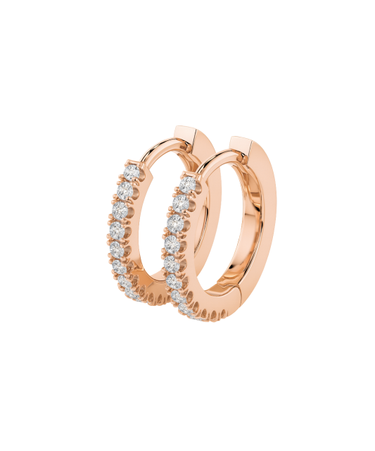 Zelta auskari ar briljantiem