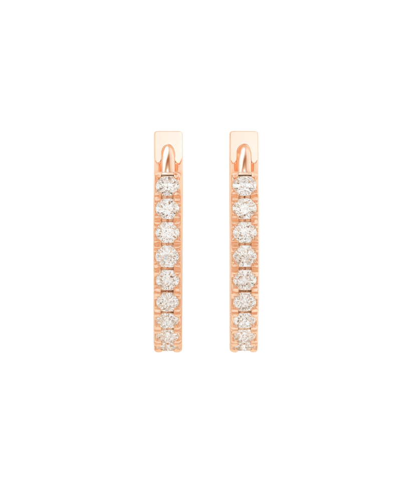 Zelta auskari ar briljantiem