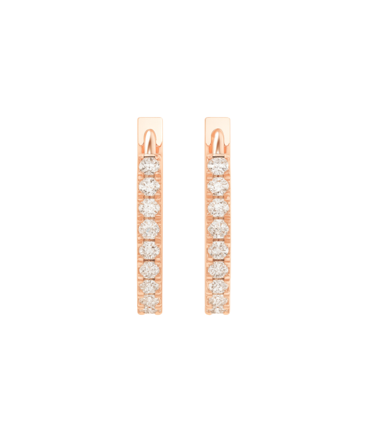 Zelta auskari ar briljantiem