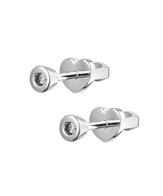 Baltā zelta auskari ar briljantiem