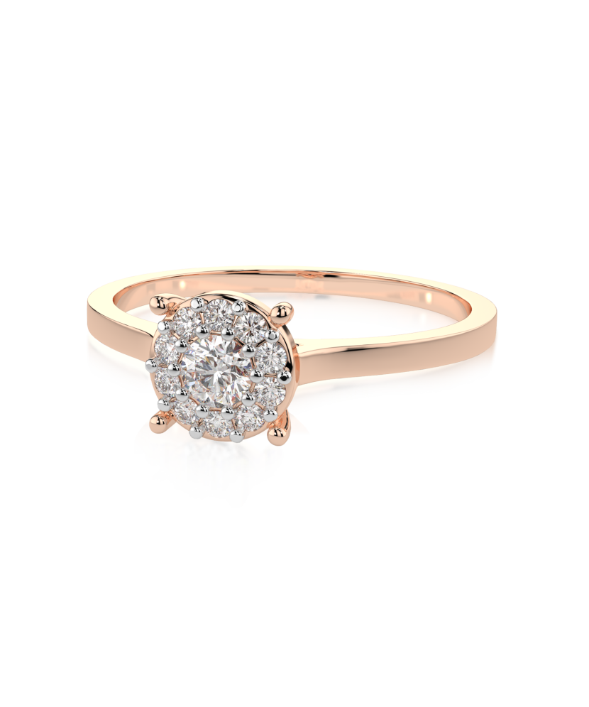 Zelta gredzens ar briljantiem