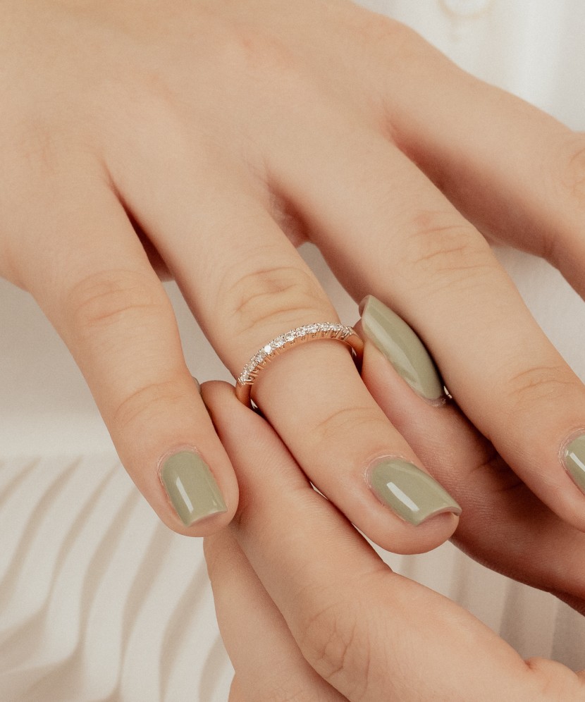 Zelta gredzens ar briljantiem