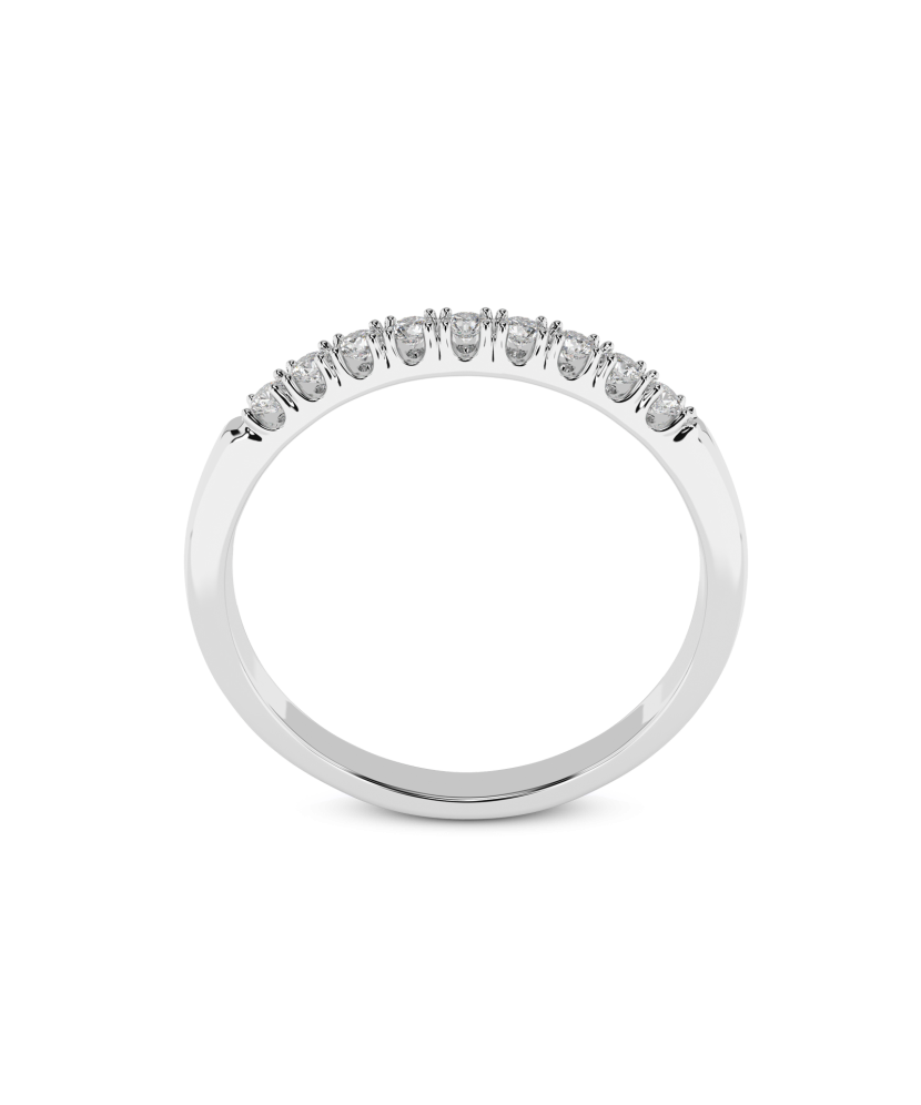 Baltā zelta gredzens ar briljantiem (0,18ct)