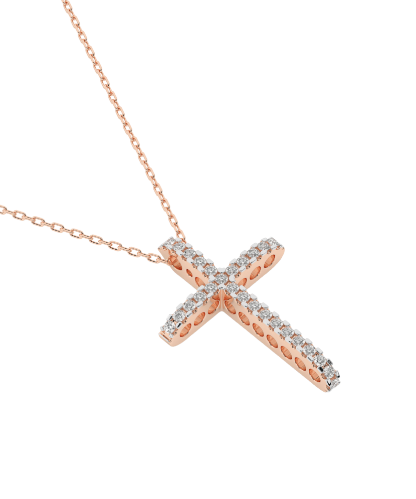 Zelta ķēdīte ar briljanta piekariņu