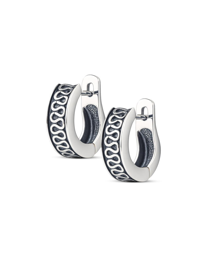 Серьги из серебра