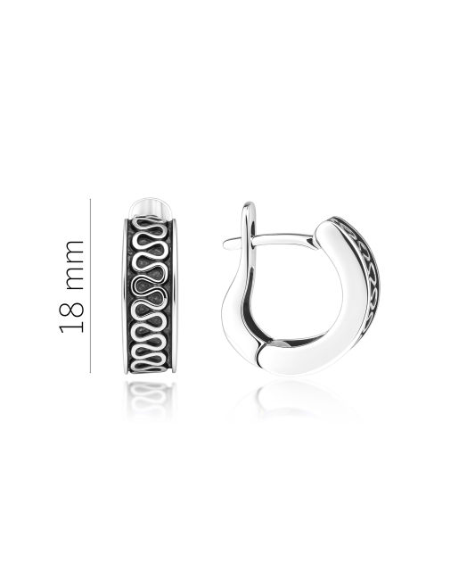 Серьги из серебра