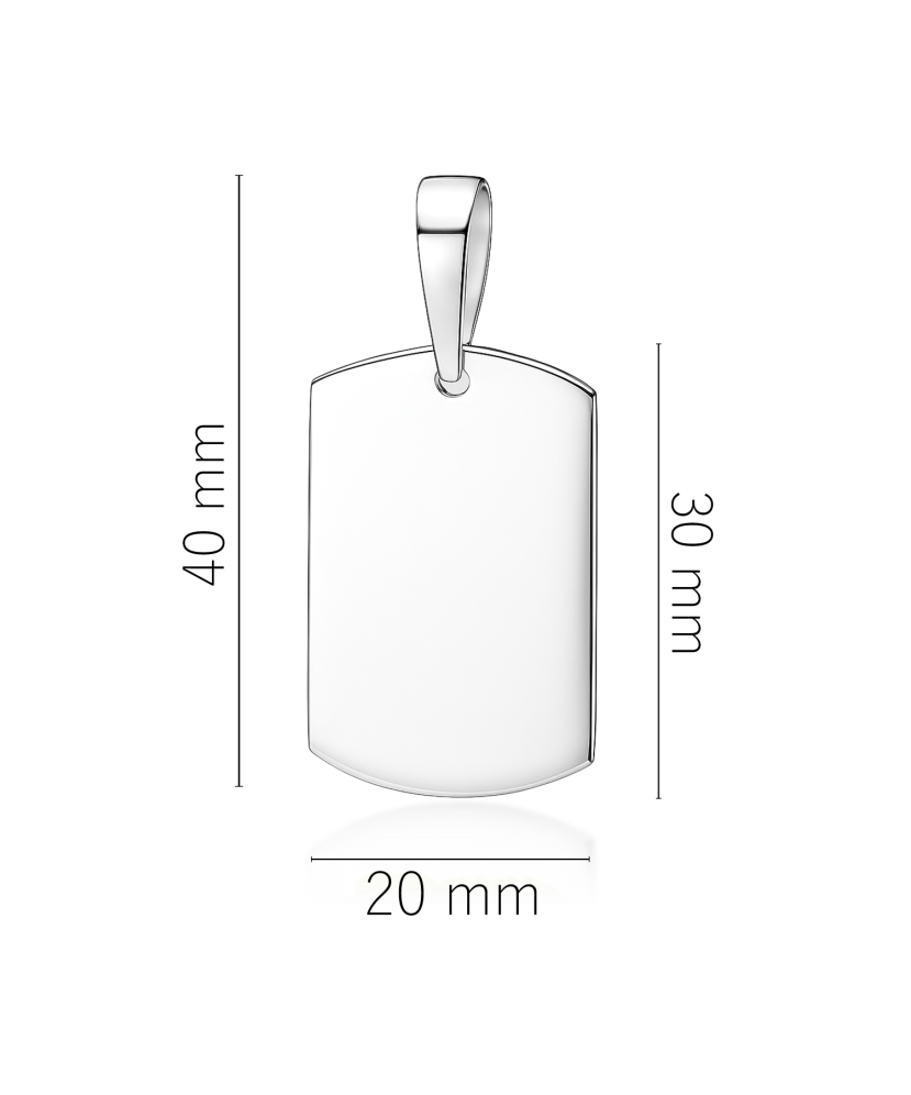 Sudraba piekariņš "Plāksne"