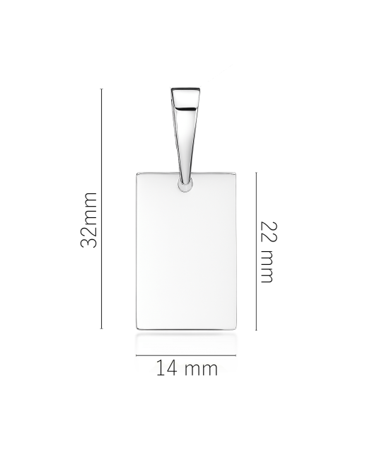 Sudraba piekariņš "Plāksne"