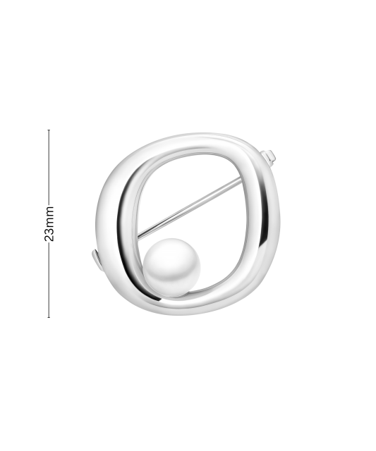 Sudraba sakta ar pērli