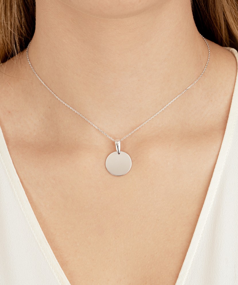 Подвеска из серебра "Пластина"