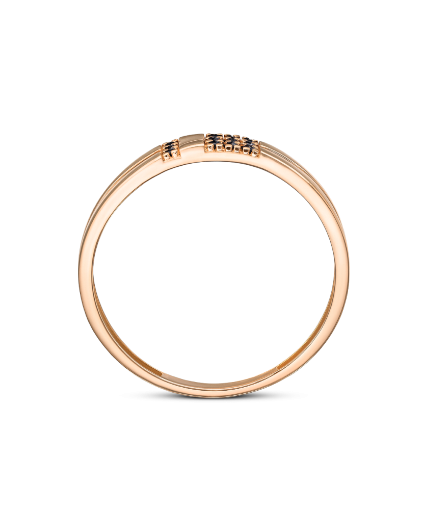 Zelta gredzens ar cirkonijiem