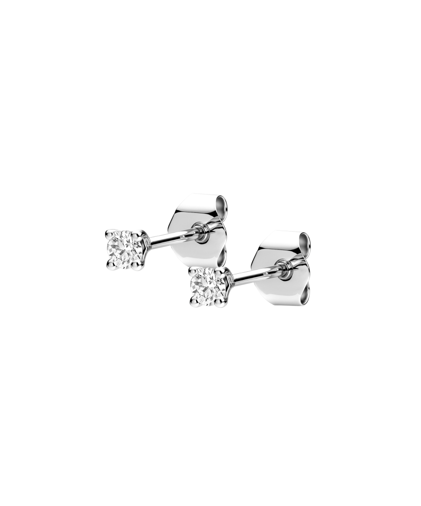 Baltā zelta auskari ar dimantiem