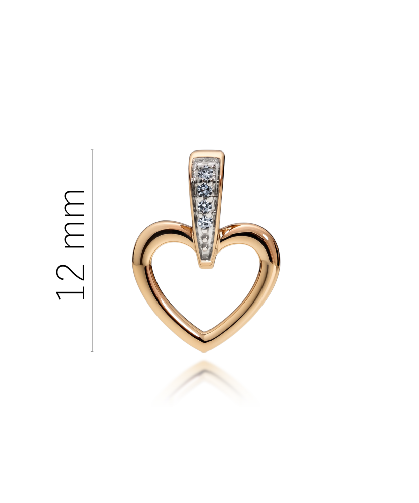 Zelta piekariņš ar dimantiem "Sirsniņa"