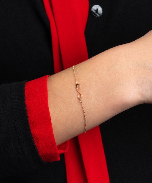 Zelta rokassprādze "Bezgalība"