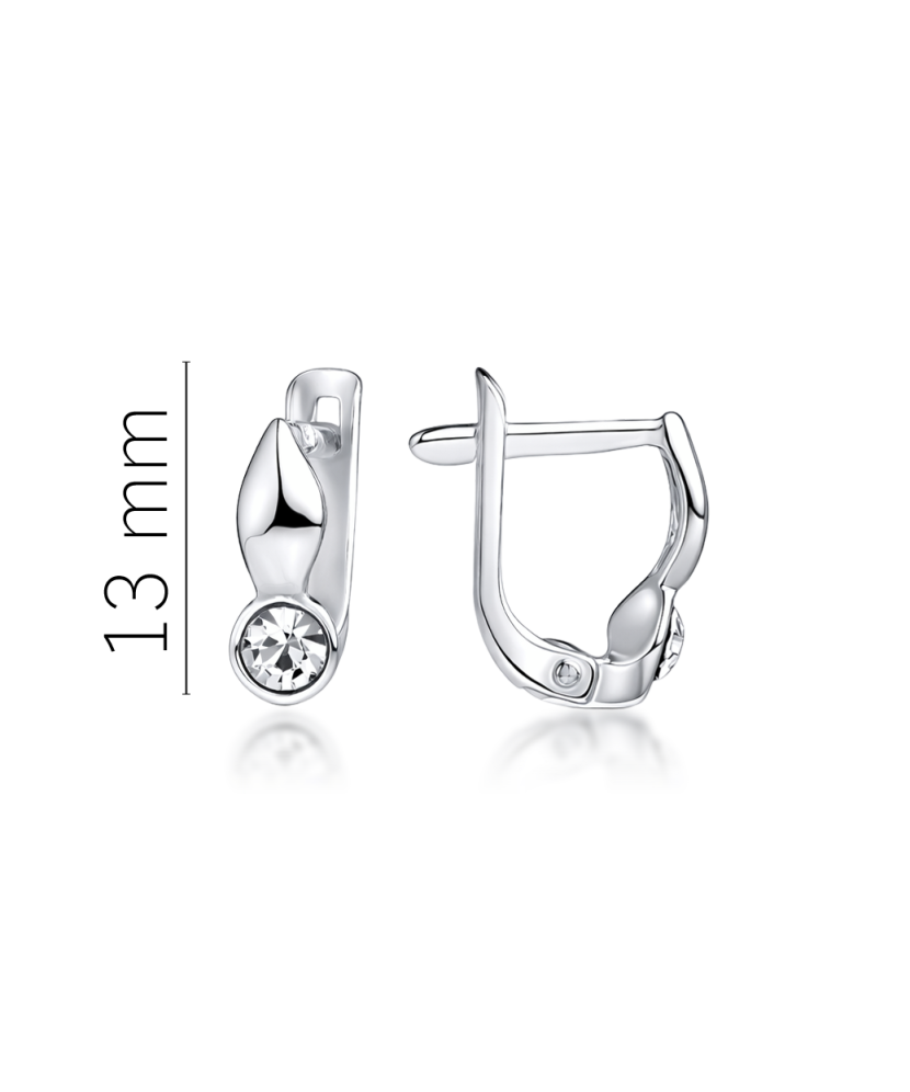 Sudraba bērnu auskari ar cirkoniem - Goldinga