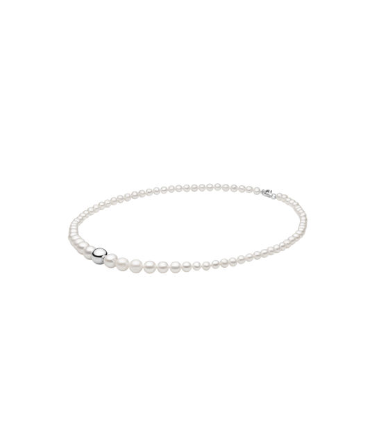 Pērļu kaklarota Ar sudrabu