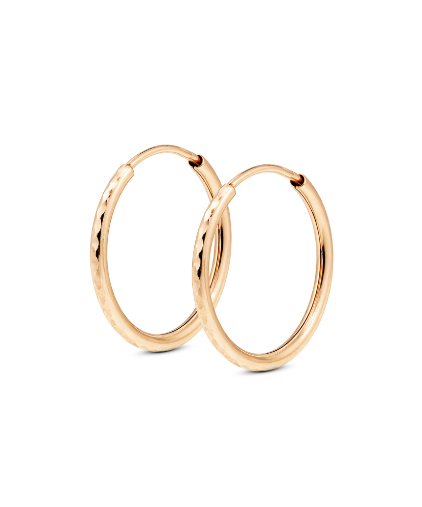 Zelta gravēti auskari